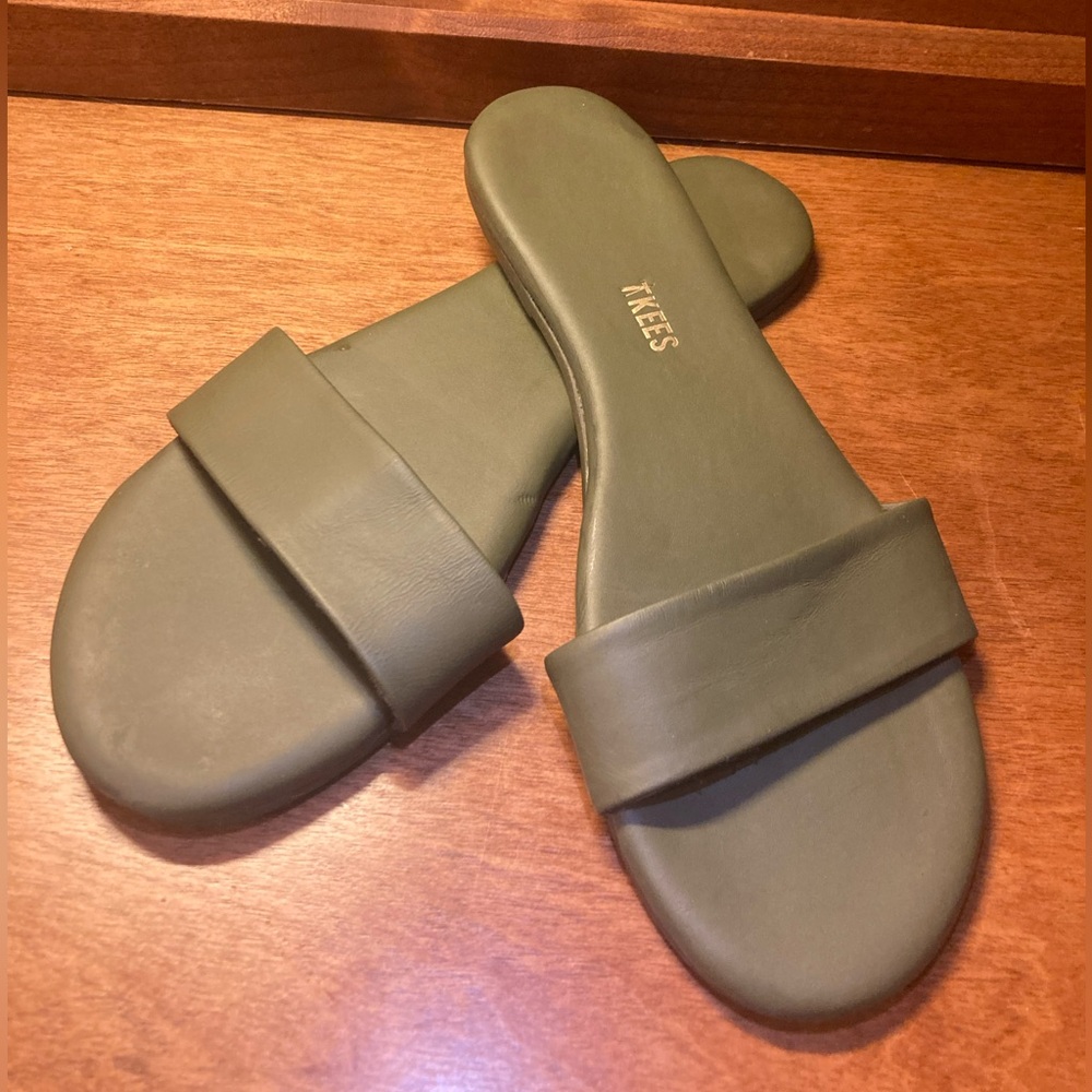 TKees One Strap Slide Sandals